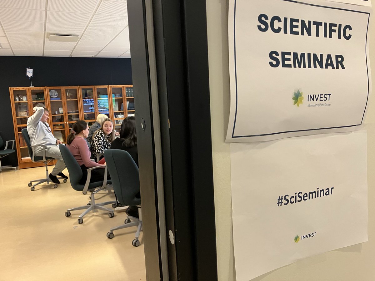 INVEST_Flagship's tweet photo. Ready for the first sessions at #SciSeminar. In Health and Biology session @AaltonenKatri is speaking about register-based indicators for quality, @biancaarrhenius well-being of mothers and children & Yuko Mori mental health care among adolescents. https://t.co/bsXIKO5KKj