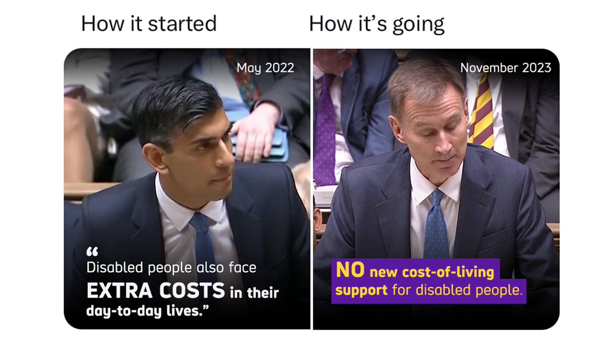 scope's tweet photo. Households set to pay more for energy than ever before 📈

Disabled people among worst affected ❄️

No new support from this government ❌

Has the government forgotten about the extra costs disabled people face in their day-to-day lives? https://t.co/5UYEDg6inc