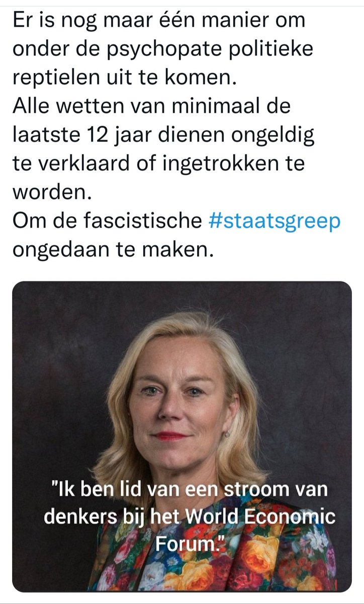 top_politiek's tweet photo. Via #GeertWilders/#pvv wordt de bevolking (via #ophef en #vertier) nogmaals verdoofd om de #WEF/#WHO-agenda voor het #SociaalKredietSysteem/#CBDC zonder veel verzet te voltooien.
De #coronazwendel, #oversterfte, de #klimaatzwendel, komt er nu onderzoek ? Natuurlijk niet❗️ https://t.co/9KVoSpYQ2x