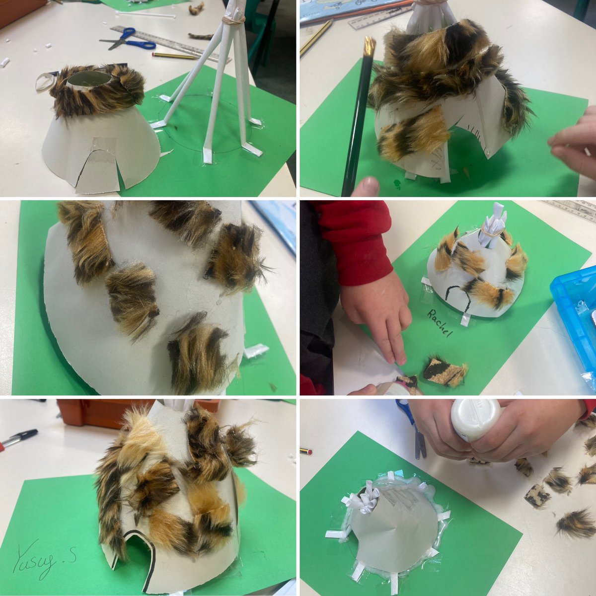 MissMossCTS's tweet photo. Year 3 have been busy making Stone Age houses today. They used straws to create the structure, paper and fur to create the shelters / covers. Look at the amazing work they have been doing ⛺️ 🏠 @MissMerrillCTS @MissWatraCTS @CTS_Watford #CTSdt https://t.co/G2t4gaHFnT