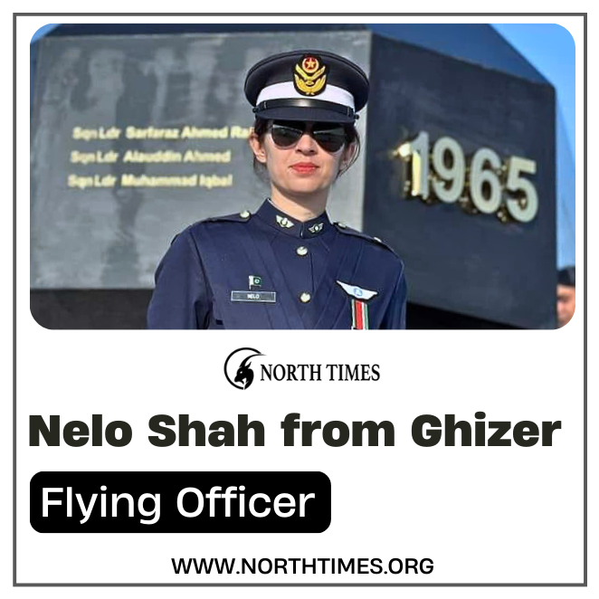 NorthTimes99's tweet photo. Celebrating achievement! Nelo
Shah, the proud daughter of Gilgit Baltistan, hailing
from district Ghizer, has successfully graduated as a
Flying Officer from the prestigious PAF Academy.
🎓✈️ 
.
.
.
.
.
#Northtimes #NeloShah #PAF #girlspilot
#Girlsarmyofficers #Ghizervalley 
#PAF https://t.co/JoFPrH4s53
