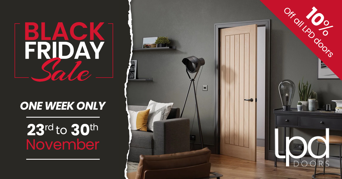 The <a href="/lpddoorsuk/">LPD Doors</a>  #BlackFridaySale has landed 🎁

Save 10% on #interiordoors for a limited time only. A great way to maximise your #HomeRenovation budget or stock up for projects if you're a #professionaljoiner. 

Drop everything &amp; place your order today: vibrantdoors.co.uk/special-door-d…