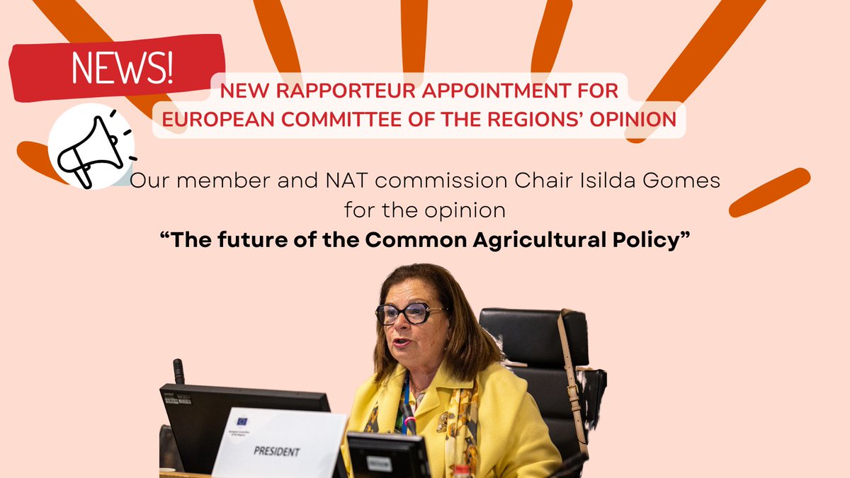 PES_CoR's tweet photo. โWe need to make our voice heard when it comes to managing & implementing the Common Agriculture Policy.
My priority is to give relevant means to our farmers & make the ecological transition a #FairGreenDeal for all.โ
๐จ๏ธ NAT chair and #FutureCAP co-rapporteur @IsildaCor https://t.co/LXrNRSfr5p