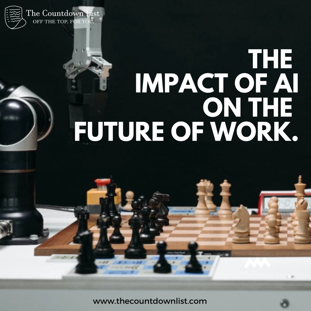 Countdown_List's tweet photo. AI is undeniably the most widely used technology in the world today. Explore the impact of artificial intelligence on the future of work here!

https://t.co/3GDa6hkbeQ

#AI #artificialintelligence #futureofwork #aiinhealthcare #aiincybersecurity #technology #thecountdownlist https://t.co/rrzeYWS16E