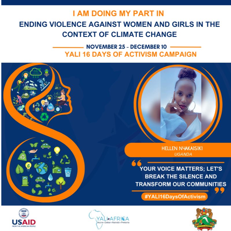 It is time to take a stand and fight deliberately against violence against women and girls. Violence disrupts efforts in several spaces of development. We can win if we fight against it together.

#YALI16DaysOfActivism 
#EndViolenceAgainstWomen 
#16DaysOfActivism