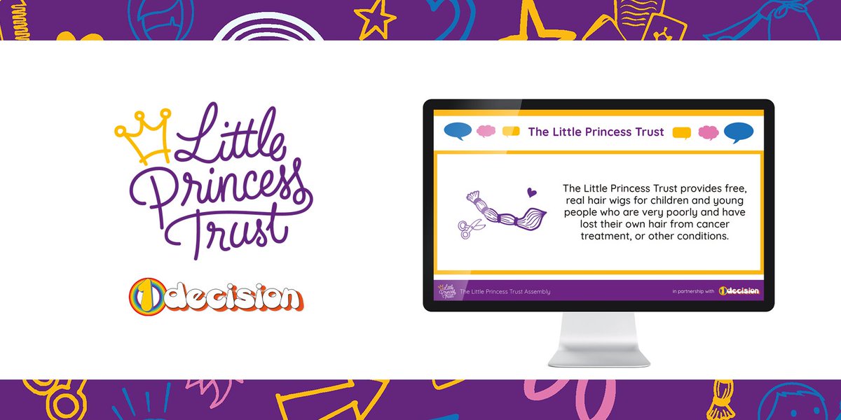 1decisionltd's tweet image. Little Princess Trust Assembly!

We're privileged to support work of our chosen charity @LPTrustUK

This assembly can support your children in understanding more about the charity.

To view this assembly, sign up here: surveymonkey.co.uk/r/8VJRTFN

#assembly #primaryteaching