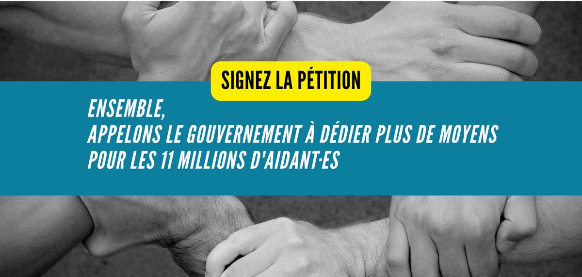 Pétition : Ensemble, appelons le Gouvernement à dédier plus de moyens pour les 11 millions d'aidants
change.org/p/ensemble-app…
