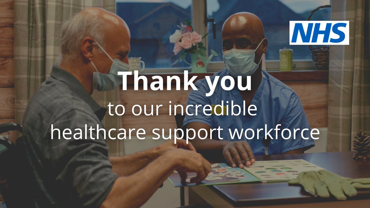 Nursing Support Workers' Day is a chance to recognise the vital role HCWS play in providing excellent care to patients across all NHS care settings in England, including hospitals, GP practices and in the community. 

#WeAreHCSWs
#NursingSupportWorkersDay