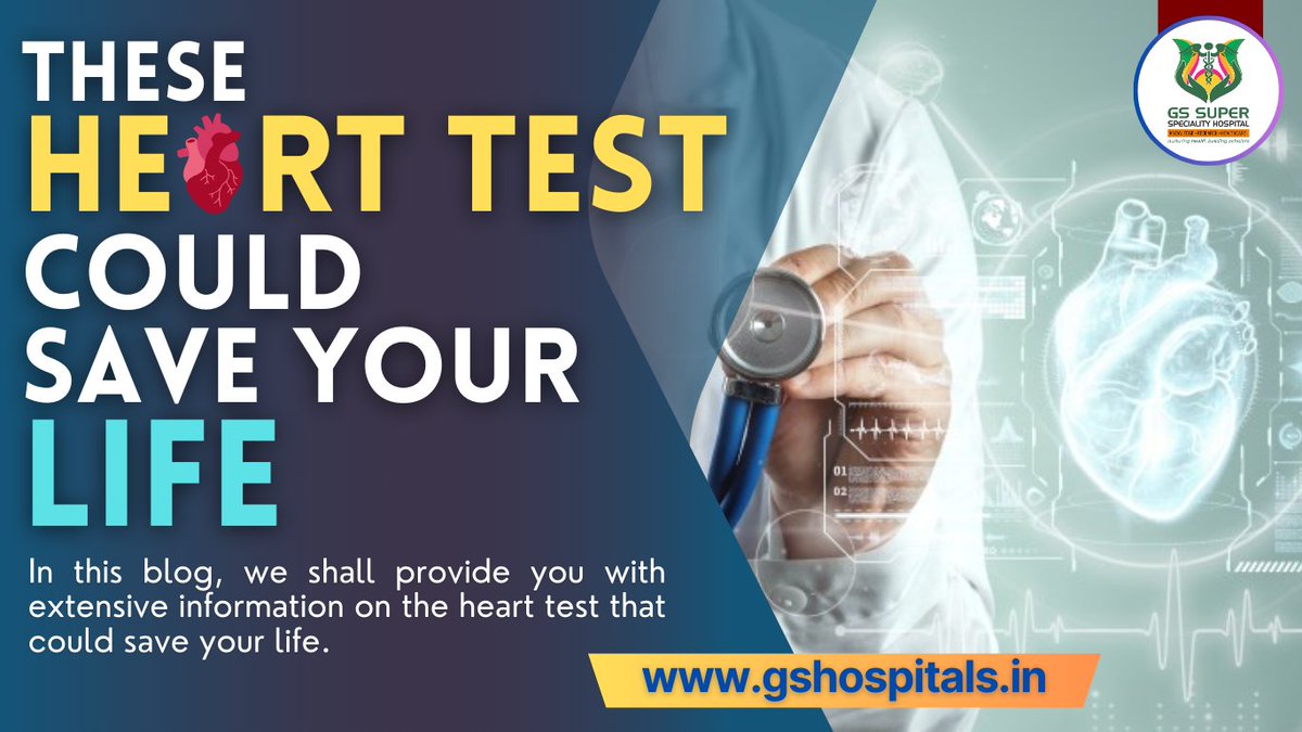 gs_university's tweet image. In this blog, we shall provide you with extensive information on the heart test that could save your life. Let us give you a sneak peek into the important cardiac test which is a must for a healthy heart.

Link: gshospitals.in/these-heart-te…

#HeartTest #HumanHealth #SaveYourLife