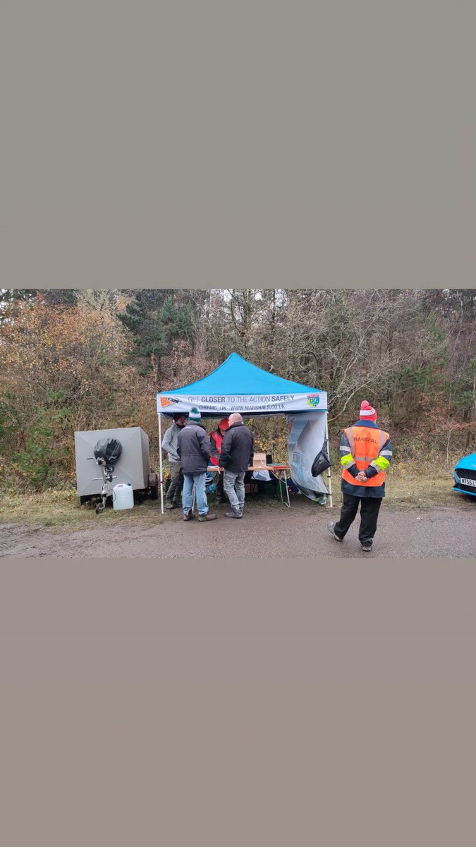 All set up at the start of Walters Arena for SS3 of the <a href="/RACRMC/">Roger Albert Clark Rally</a> 
<a href="/brmc_uk/">BRMC UK</a> <a href="/BMMCUK/">BMMC</a>