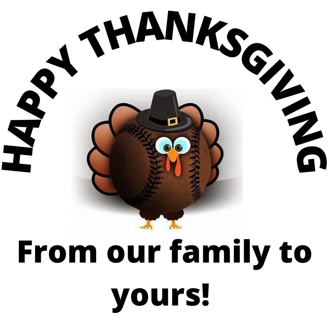 3rdMonkeySports's tweet photo. Happy Thanksgiving from our family to yours! Remember to thank your parents and coaches that are helping you become the best athlete you can be! #thridmonkeysports #HappyThanksgiving #Thankful #hardworkpaysoff https://t.co/Hk9SSv6cWl