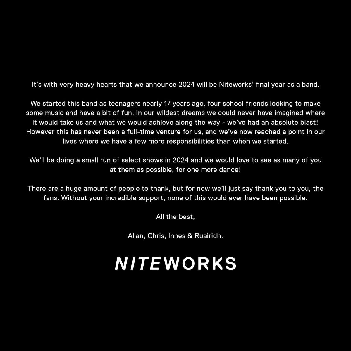NITEWORKS tweet media