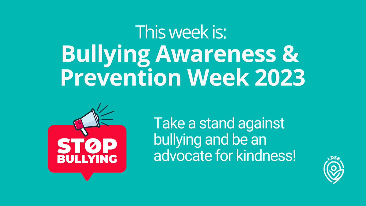 Ontario recognizes Bullying Awareness and Prevention Week to help promote safe schools and a positive learning environment. The goal is to help ensure that all students have healthy, safe, respectful and caring relationships with everyone in their lives.