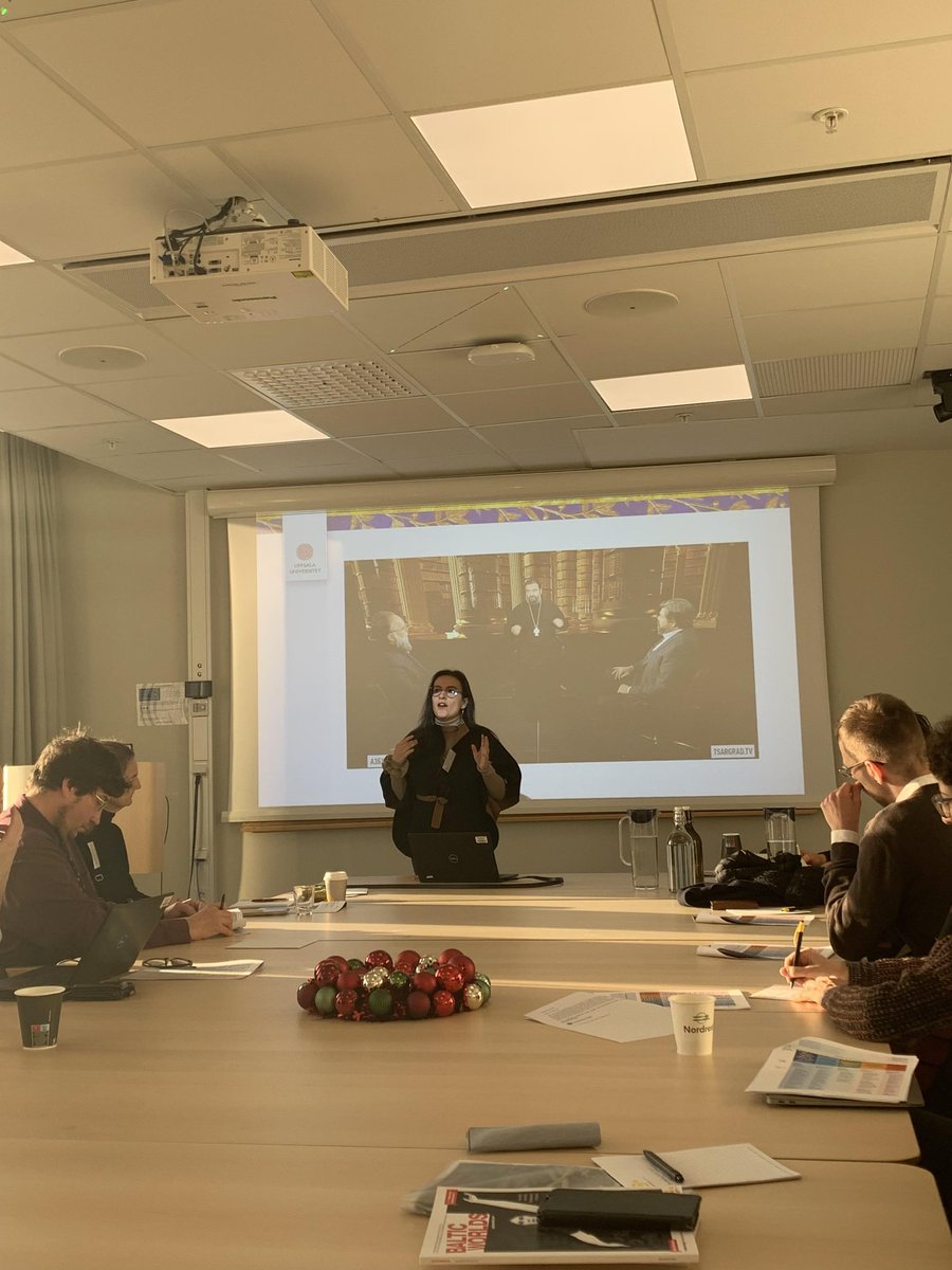 brankova_m's tweet photo. Let's get #CBEES2023 started! Presenting during the first round of panels about 🇷🇺 authoritarianism: practices and discourses of othering among nationalist media outlets. Two exciting days are ahead with many interesting panels on the programme. #CBEES https://t.co/QksdnDX8yo
