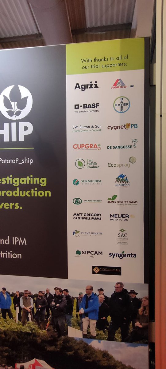 Day 2 at #BP23!

We’ve enjoyed catching up with growers, steering group members and our trial supporters on the <a href="/AgriiUK/">Agrii</a> stand 🥔☕️ 

If you haven’t visited yet, please head over to stand 154 and meet the team! 

<a href="/Eastsufprod/">East Suffolk Produce</a> <a href="/cupgra/">CUPGRA</a>