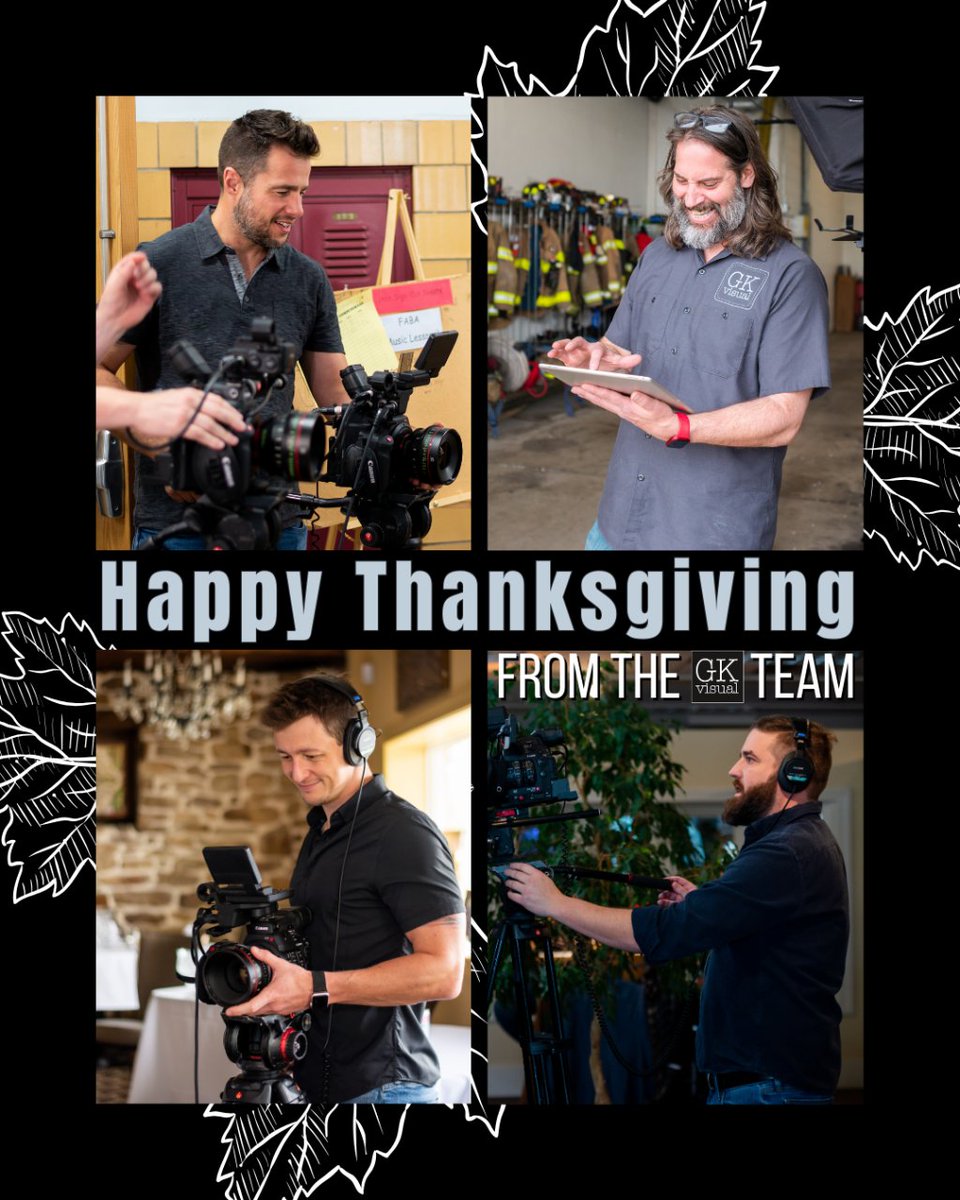 GKVisual's tweet image. Wishing you a joyful Thanksgiving from our team at GK Visual! ✨

We express our deepest gratitude for the wonderful clients and community that surround us. Thank you for being part of our story! 🍁 📸

#GKVisual #HarrisburgPA