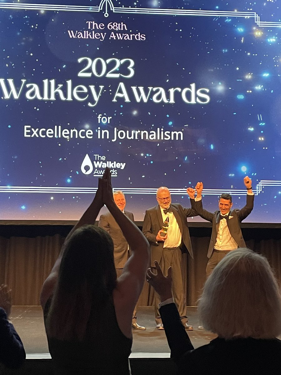 Congratulations to Neil Chenoweth and Ed Tadros from the @afr for their well-deserved Gold Walkley win for the PwC scandal. @NeilChenoweth @edmundtadros @walkleys