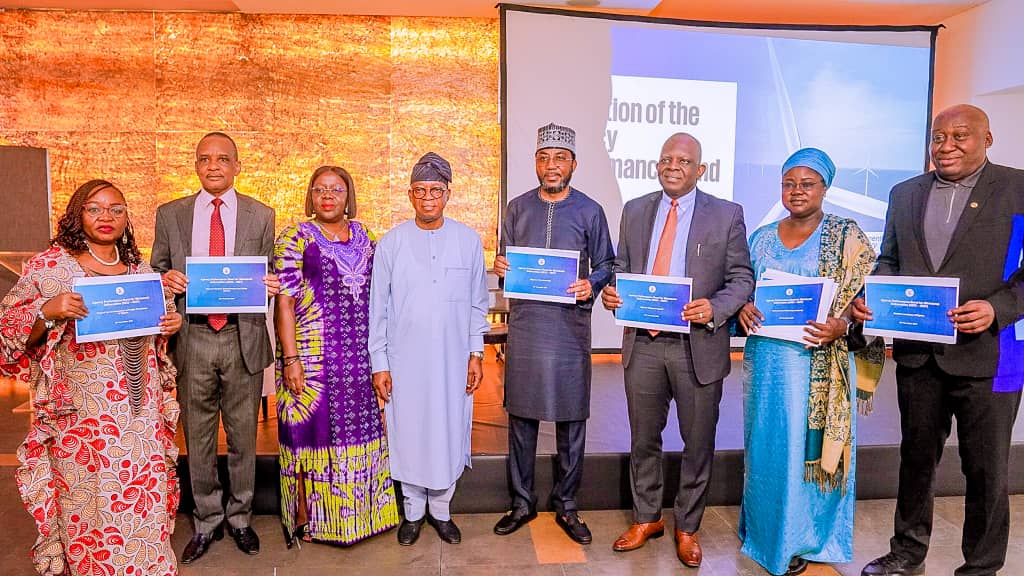 After a stimulating stakeholders' roundtable engagement with industry players &amp;another 2-day engaging &amp; exciting retreat in Lagos, Directors &amp;CEOs within the Ministry of Marine &amp; Blue Economy, today, signed their Performance Bond with the minister, Adegboyega Oyetola CON.