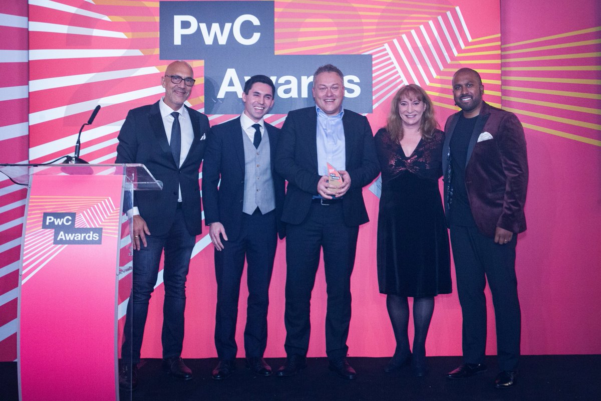 The <a href="/PwC/">PwC</a> UK Awards are part of our culture and I was delighted to present the Work Together PwC Award this year. It's what we at PwC are all about. Well done to all the nominees and congratulations again to the winning team, chosen by the judges for their exceptional teamwork.