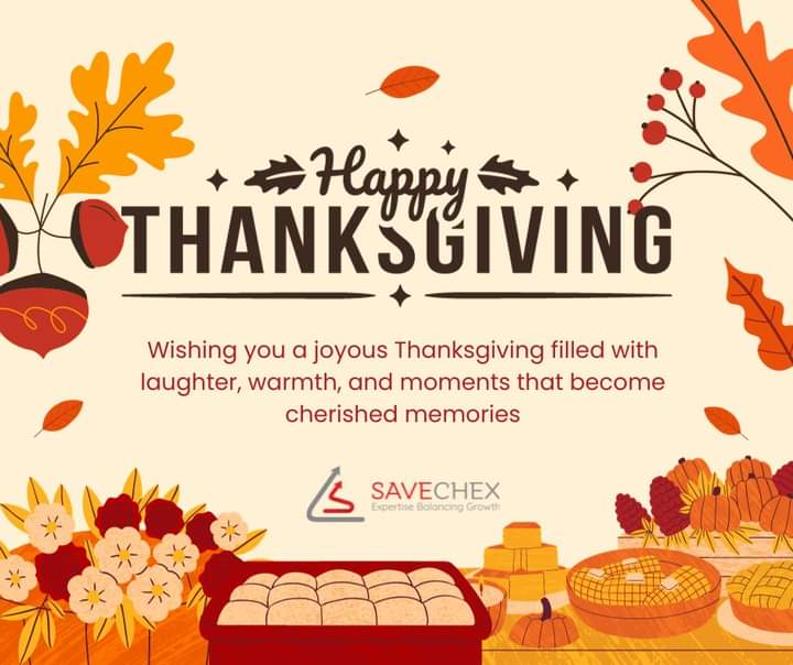 savechex20178's tweet photo. 🦃 Happy Thanksgiving from Savechecx  🍂

Your success is our success, and we appreciate the opportunity to navigate the financial landscape together. https://t.co/qZAUxt20Qa