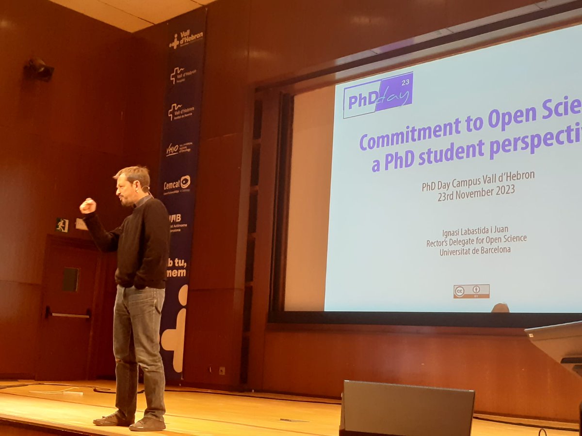 . @ignasi, Rector's Delegate for Open Science at @UniBarcelona, shares how the PhD student perspective can help make science more accessible to everybody. #PhDdayVH