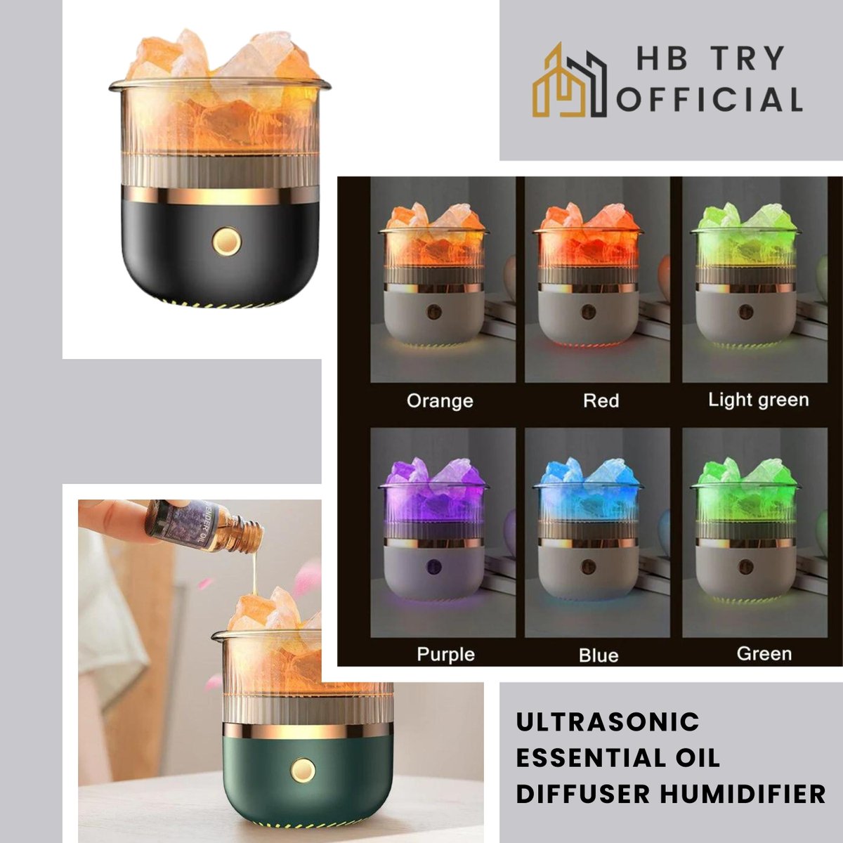 Transform your home with the Ultrasonic Essential Oil Diffuser Humidifier from HB Try Official. 🌿💧 Immerse yourself in aromatic bliss.  

hbtryofficial.com/products/ultra….

 #UltrasonicDiffuser #AromaticBliss #HBTryOfficial #HomeSanctuary