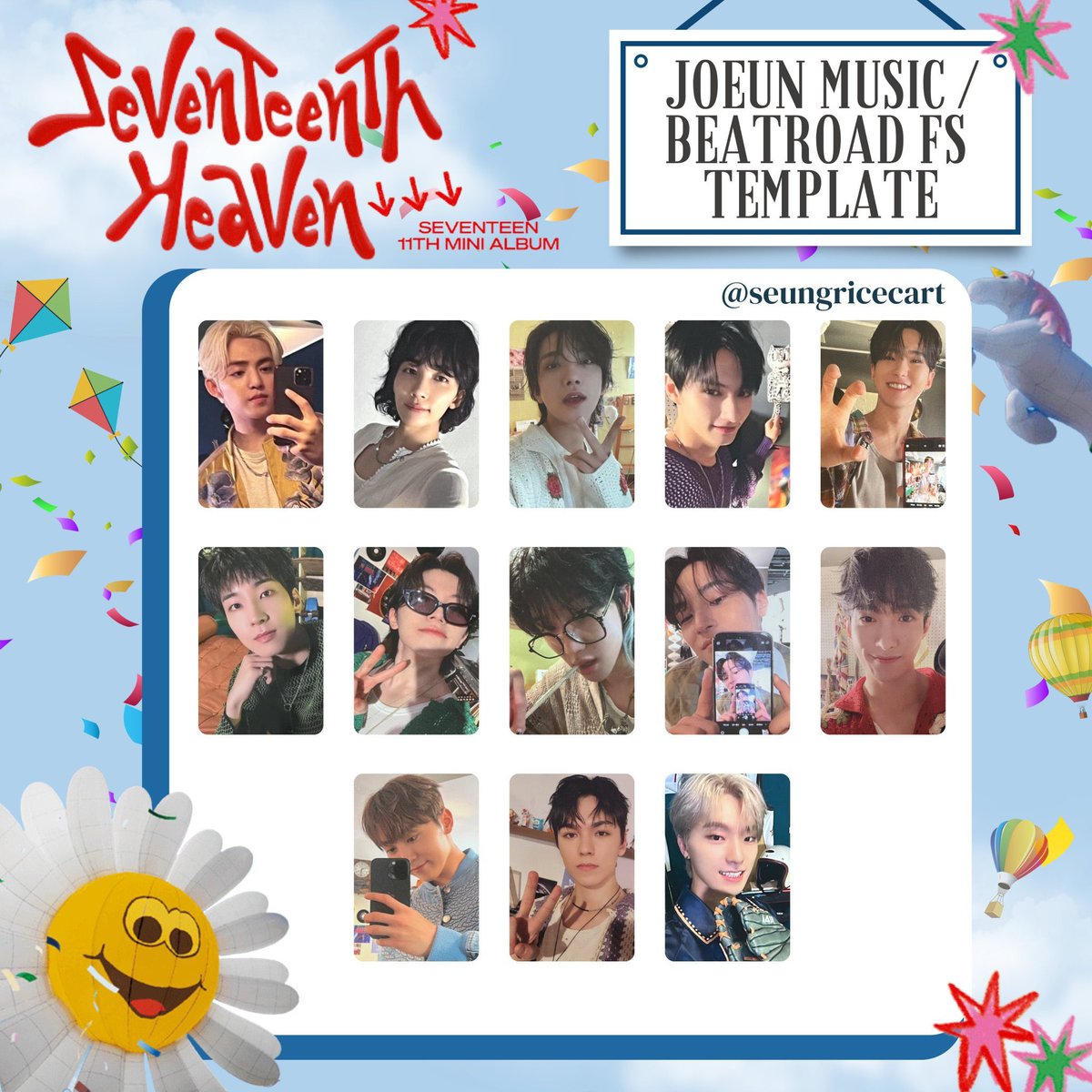 zeniieee's tweet photo. WTS LFB SEVENTEENTH HEAVEN BEATROAD FANSIGN PC

🍒 530 ea
🍒 payo to secure = cant steal
🍒 a + b ; can tingi b
🍒 can steal if getting more

A: SC, JH, JS, HS, WW, MG, T8
B: WZ, DK, JN, SK, VN, DN

🍒 will secure once all is taken
🍒 until nov 25 dp (50%)
🍒 all taken = rembal https://t.co/WU14Yc7Sqb