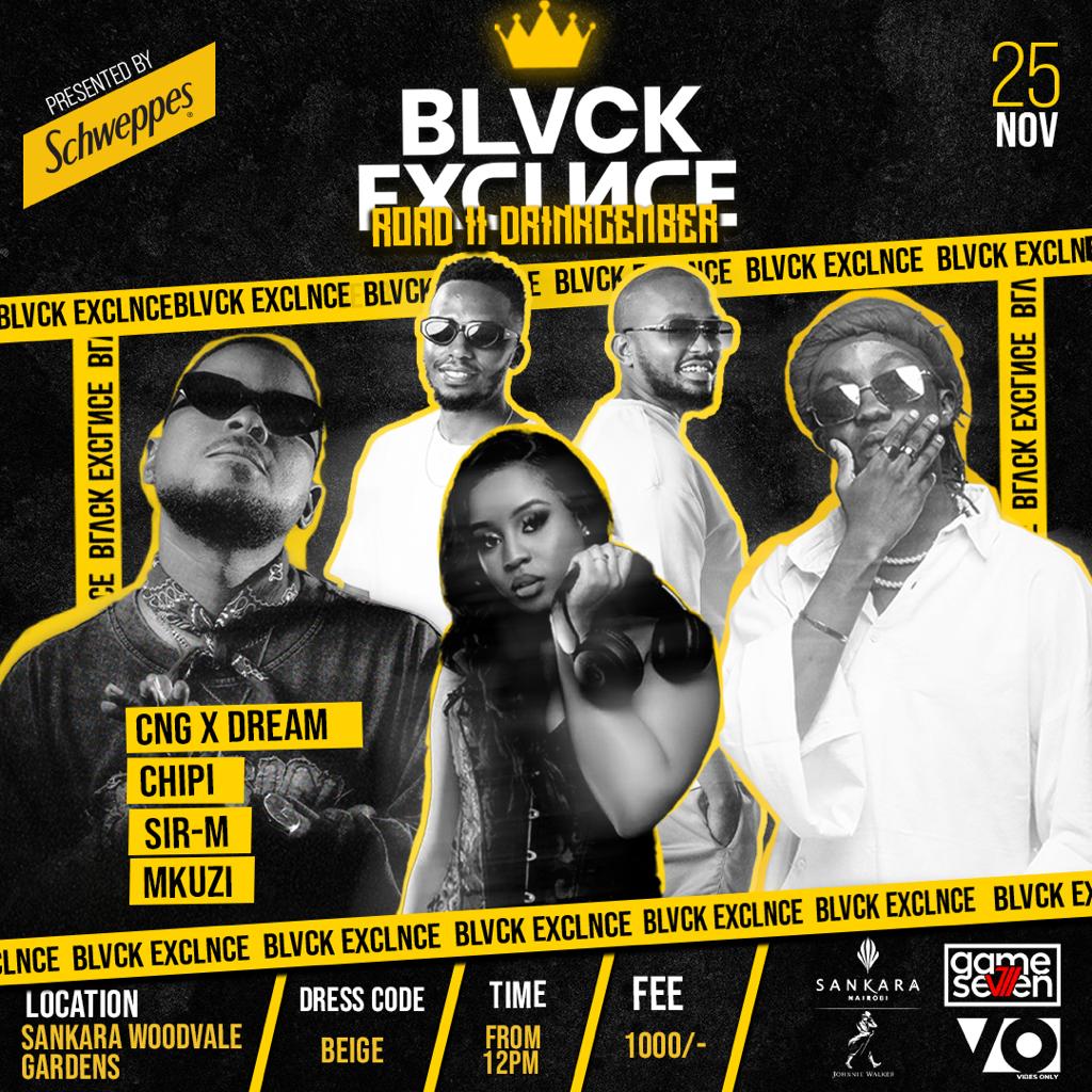 SankaraNairobi's tweet photo. We are kicking off the #2023 ✨️festive season✨️ this Saturday 25th November,
at the #blvckexcellence experience; brought to you by @gameseven_ke and @johnniewalkerke

The November Edition will be extraordinary #ExactlyLikeNothingElse 🔥🔥

Have you bought your ticket?! https://t.co/LqBVC4d431