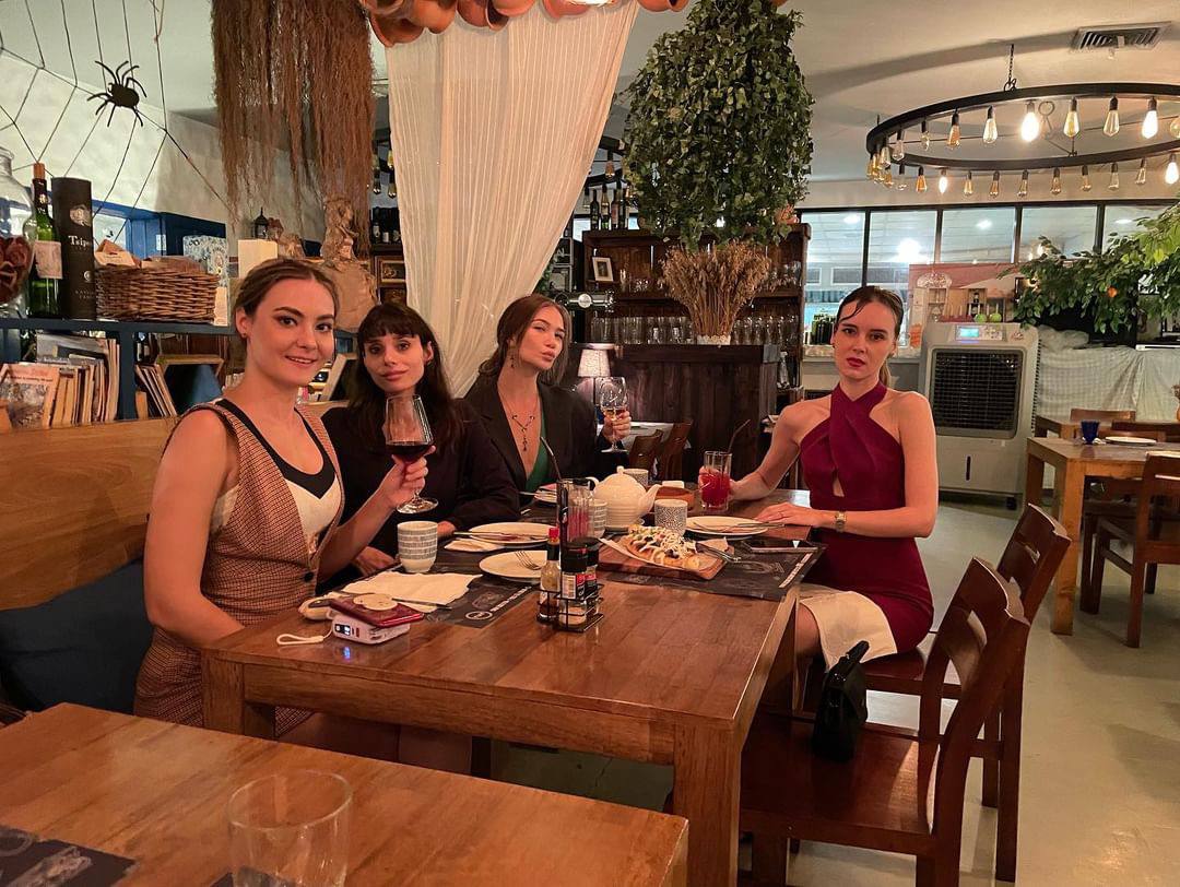 It's a lot of fun to get together with my sisters