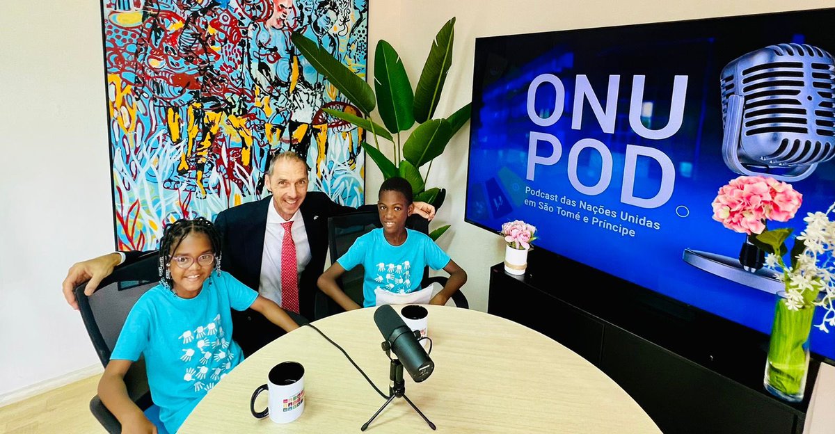 Reflecting on the amazing time we had with the bright young minds on our UN podcast in Sao Tome and Principe! Their voices echo a hopeful future. Special thanks to these inspiring kids for sharing their perspectives. Let's keep amplifying youth voices for a better world.
<a href="/UNICEF/">UNICEF</a>