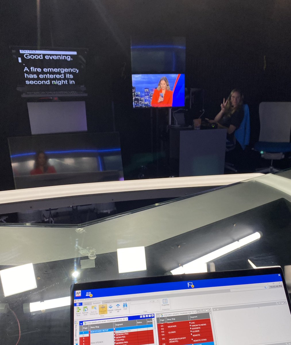 Join us at 10:35pm for Nine’s late news for the latest on the WA bushfire emergency and the delayed Israel Hamas ceasefire and hostage deal.
Plus tonight’s bulletin features former NBN News colleagues around the country… <a href="/heinkealex/">Alexander Heinke</a>, <a href="/MiaTyquin/">Mia Tyquin</a> and <a href="/WillDF95/">Will Di Fulvio</a>. ✌️<a href="/9NewsAUS/">9News Australia</a>