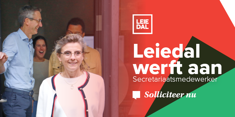 📷 Om onze brede werkomgeving in efficiënte banen te leiden en administratief en financieel te ondersteunen, zijn we op zoek naar een voltijdse secretariaatsmedewerker. 
👍 Maak werk van je nieuwe job en solliciteer via leiedal.be/vacatures
Tot snel?
#leiedal #vacature