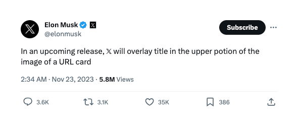 DataChaz's tweet photo. It cracks me up how @elonmusk drops a link on 𝕏 and is like, 'wow, this looks stupid AF!' https://t.co/PaiX2x6mY6