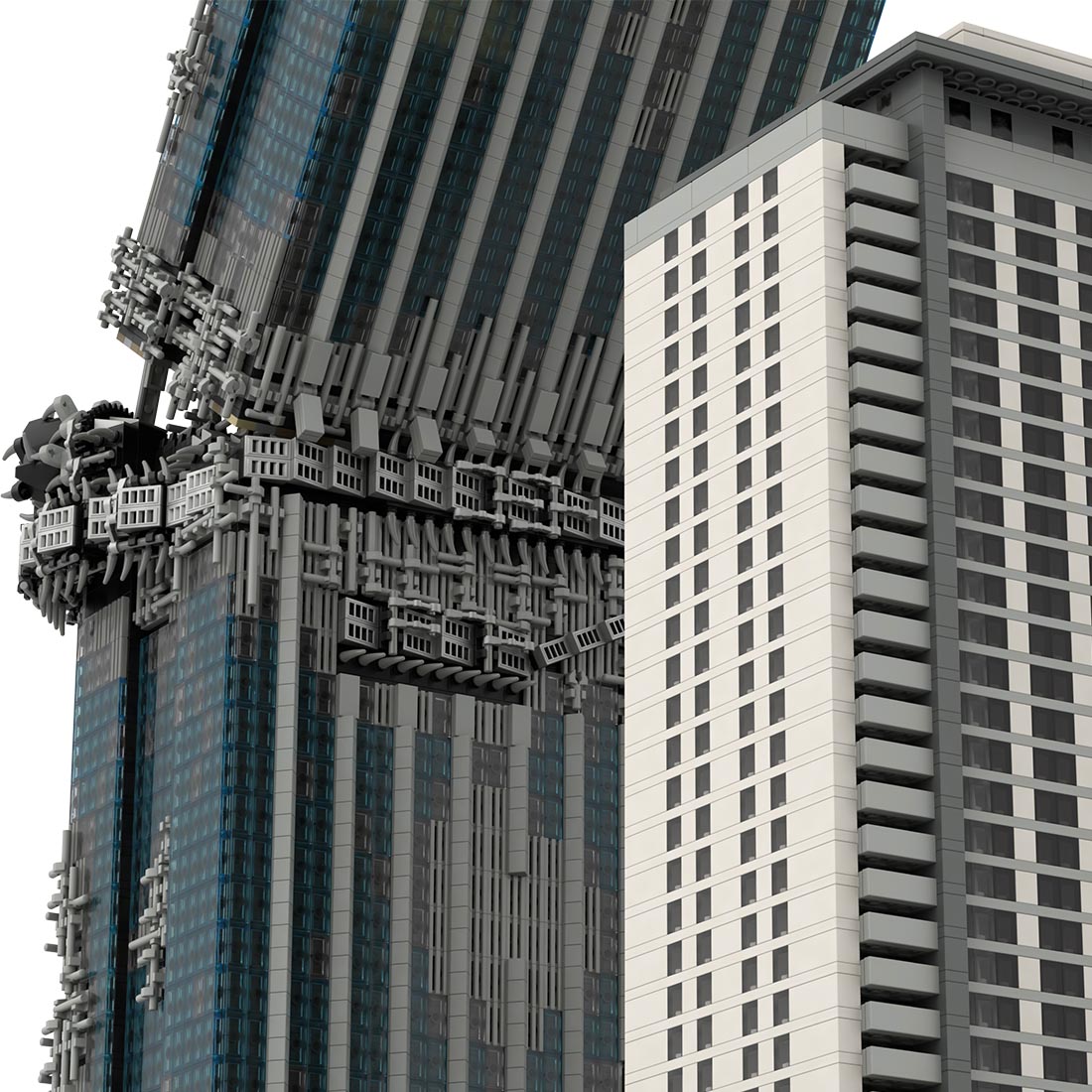 LesDiyCreator's tweet photo. Broken building - the difficulty lies in how to support the broken building 🤔
#skyscraper #transformers #darkofthemoon #lesdiy #lego #legoafol #LEGOModular #legomoc #toy #lego #moc #brick #buildingblocks #building #legocreator #legoset #legocreator #architecture #BuildingBlocks https://t.co/hCxGqdIgIX
