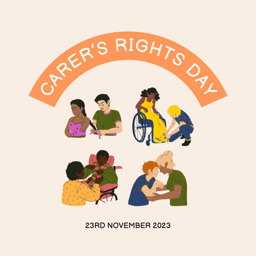 Today, 23rd November is #CarersRightsDay. The theme this year is ‘Your rights: today, tomorrow and in the future.’ @CarersUK