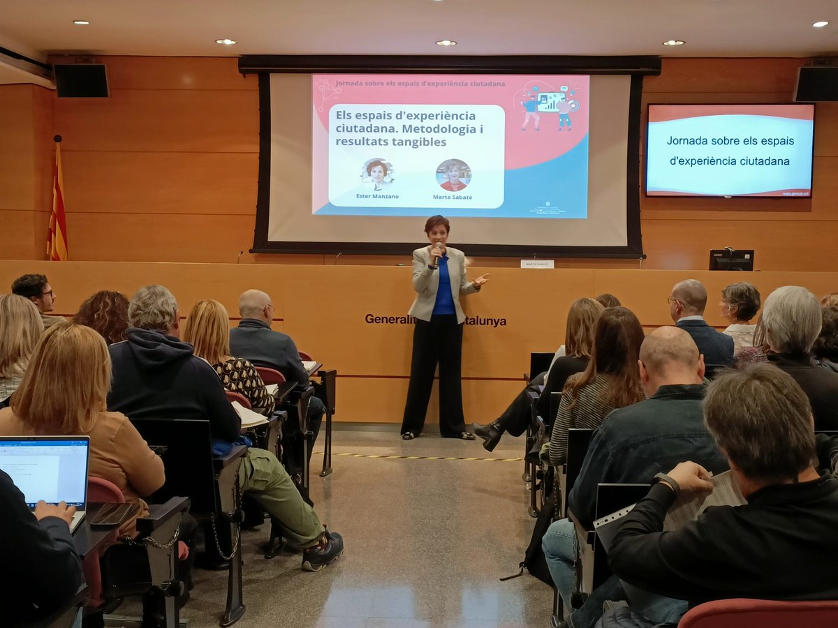 eapccat's tweet photo. Avui estem celebrant la Jornada sobre els espais d'#ExperiènciaCiutadana per conèixer el projecte, la seva metodologia, enfocament i resultats després de més d'un any i mig del seu inici.

Encara ho podeu seguir en directe aquí: https://t.co/BVzprXVs29 https://t.co/ZiUFa1WOOc