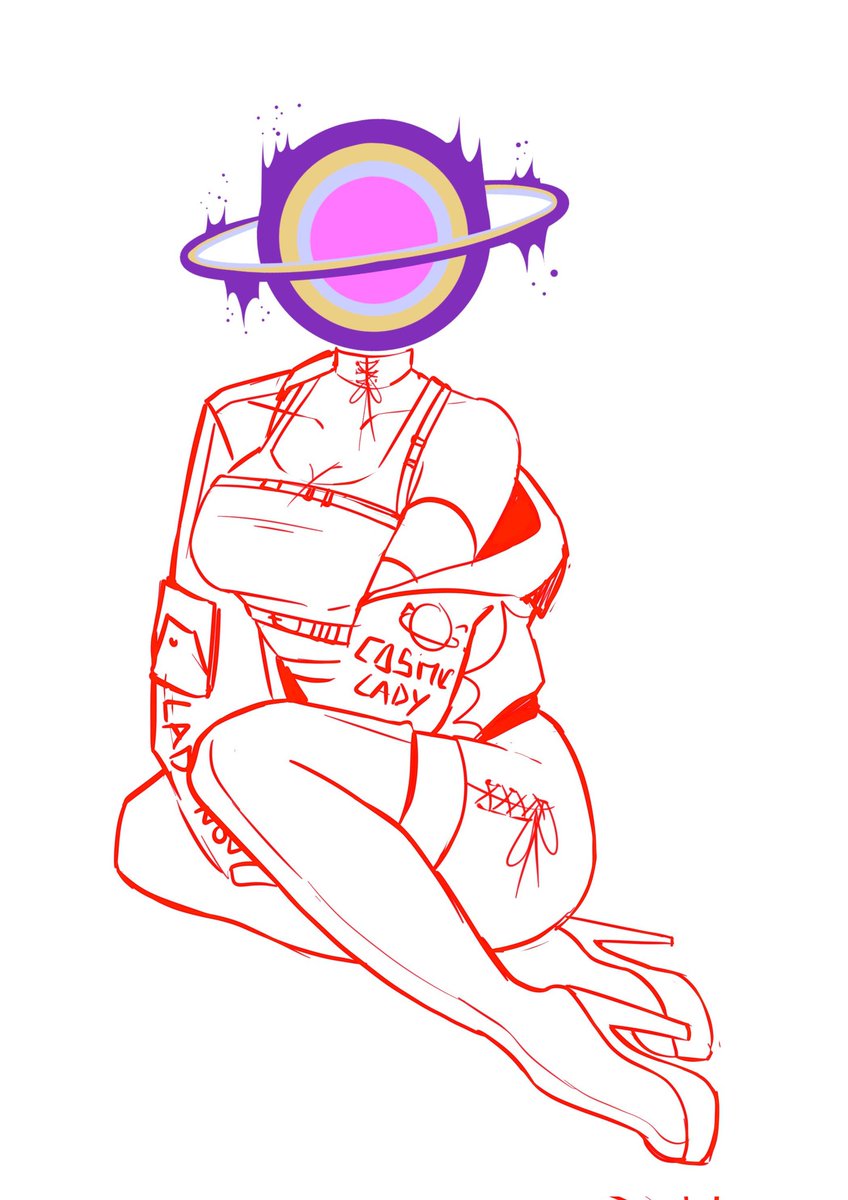 Croquis rapide de la mommy