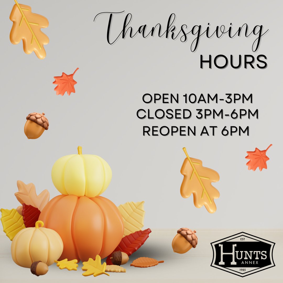 Huntsannex's tweet photo. HAPPY THANKSGIVING FROM OUR FAMILY TO YOURS! 🍂 https://t.co/NP1MGW5VVu