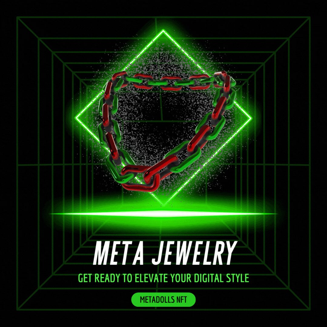 Here's a sneak peek at the future of fashion in the blockchain era. These aren't just jewels; they're a statement! 🤫✨