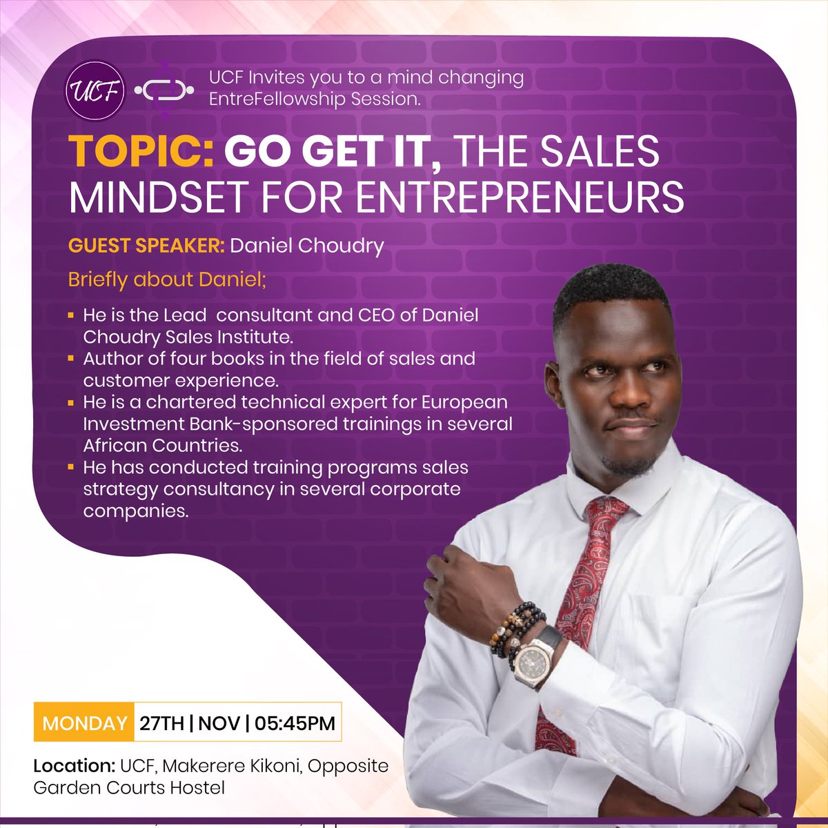 Sales... Sales... Sales... You gotta keep selling if you still want to be relevant in the marketplace. 

How about learning a thing or two from @ChoudryDaniel next Monday at 5:30pm?! 
Cheers!