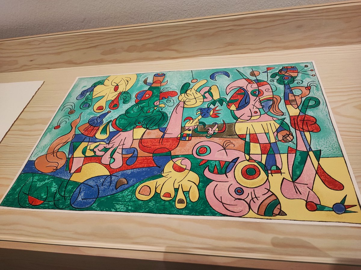 ToniMataiRiu's tweet photo. L'amistat, les afinitats i l'admiració entre Picasso i Miró recorren #exposició de @museupicassobcn i @fundaciomiro, un dels grans esdeveniments de l'any. Els @AmicsMuseuNac @MuseuNac_Cat hem visitat la part (magnífica) del  Picasso amb la @TaliEje i en breu anirem a la Miró. https://t.co/VBCe6Q0ROo