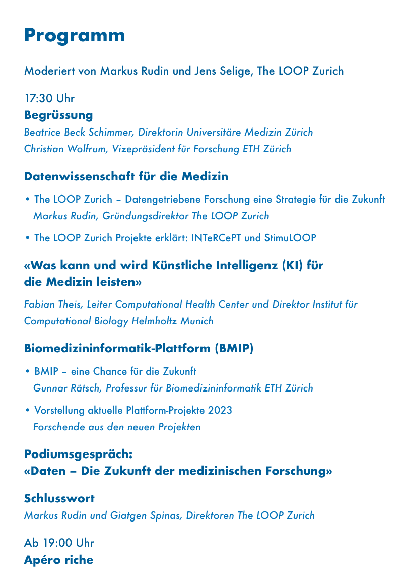 Sign up by this sunday, 26th November and secure your spot at The LOOP Zurich 2023:

ema.uzh.ch/RE4EL