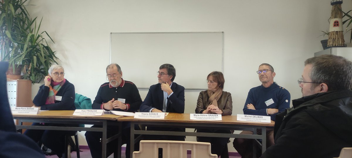 Lancement officiel de l'Union des CEN d'Auvergne-Rhône-Alpes, association support des 6 CEN de la région, en présence notamment de la région <a href="/auvergnerhalpes/">Auvergne-Rhône-Alpes</a> et de la Dreal AuRA <a href="/prefetrhone/">Préfète de région Auvergne-Rhône-Alpes et du Rhône</a> 
@réseau