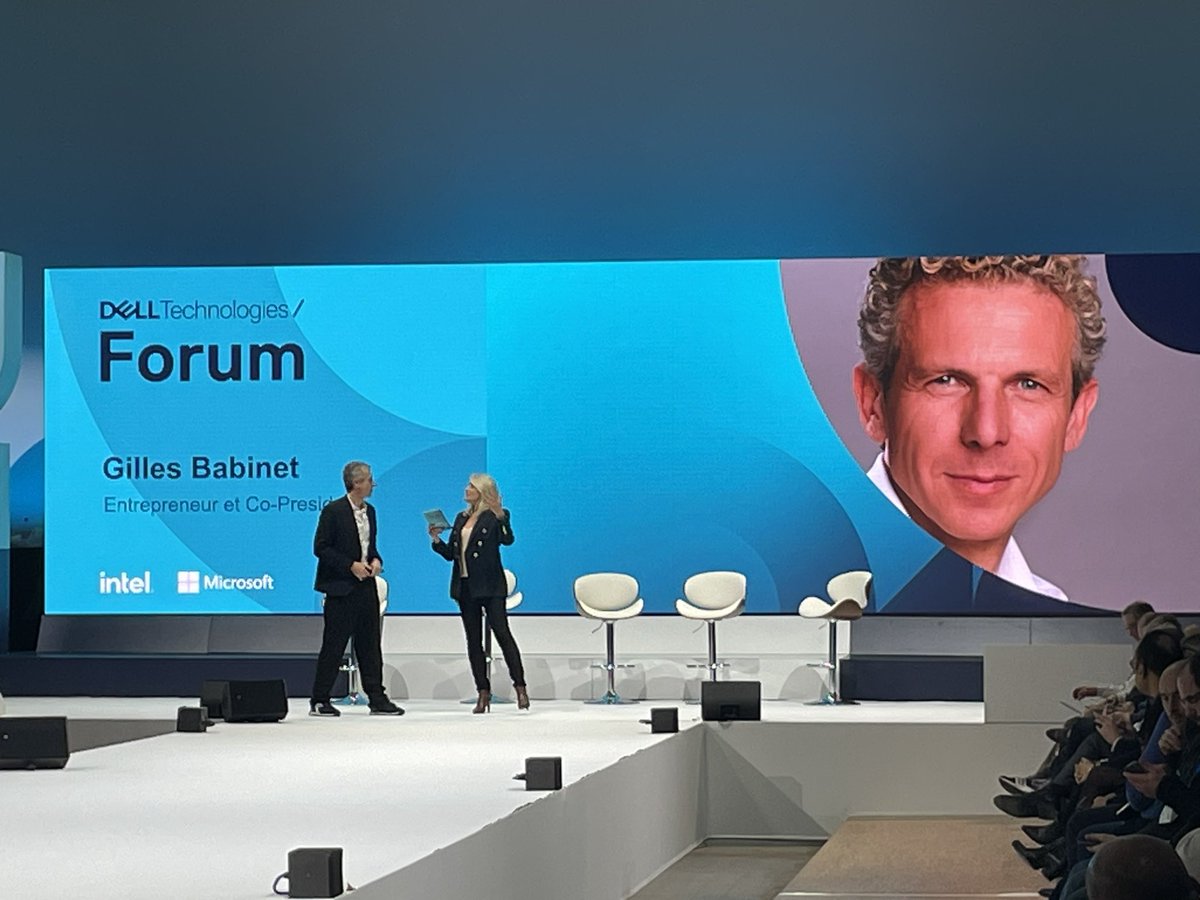 Eric Bezille (@ericbezille) on Twitter photo Vision de Gilles Babinet <a href="/babgi/">Gilles Babinet</a> sur l’ #IA générative.
“Un moment historique avec une technologie systémique, qui peut se répendre partout pour des gains de productivité énormes.”
Le plus gros risque est de ne pas y aller !
#DellTechForum #GenAI #iwork4dell Vision de Gilles Babinet <a href="/babgi/">Gilles Babinet</a> sur l’ #IA générative.
“Un moment historique avec une technologie systémique, qui peut se répendre partout pour des gains de productivité énormes.”
Le plus gros risque est de ne pas y aller !
#DellTechForum #GenAI #iwork4dell