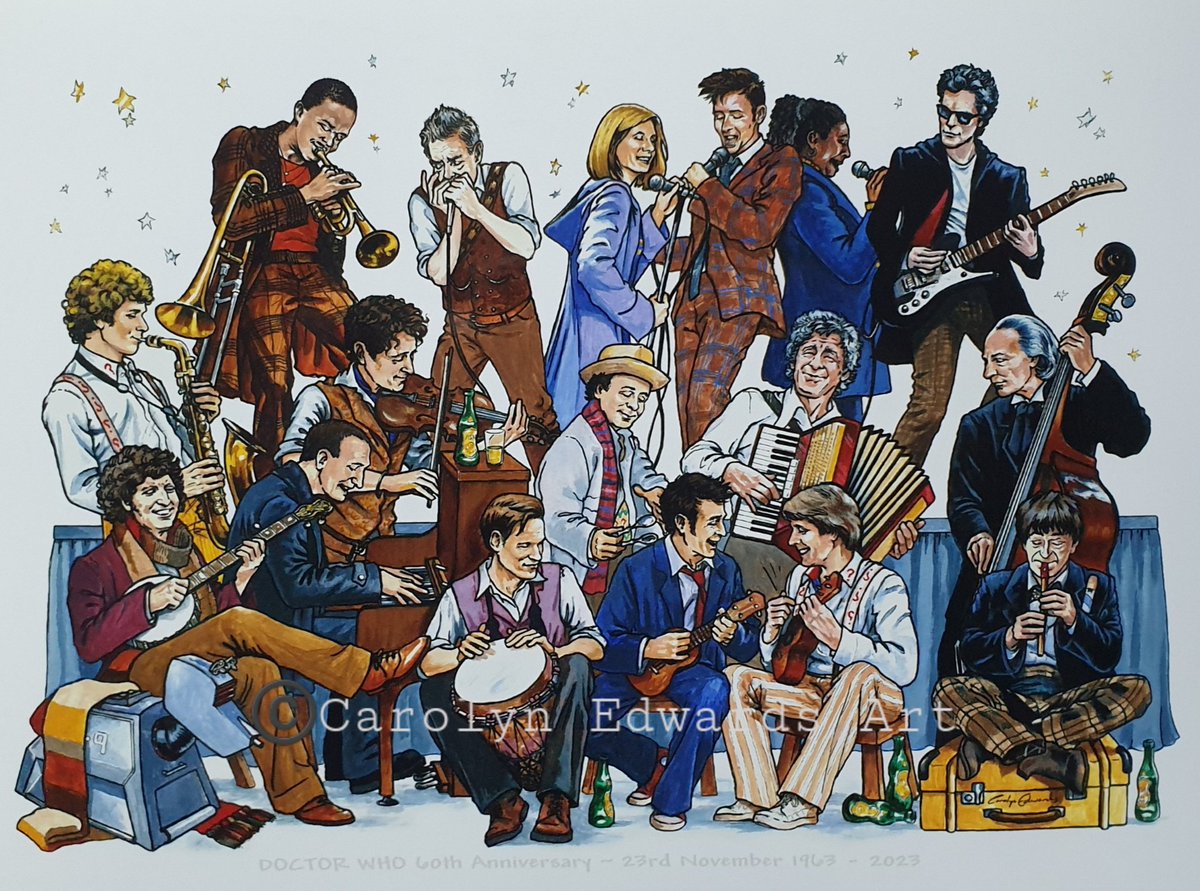 Timedancer8's tweet photo. #DoctorWho60 
Time to Celebrate!! 
Thank you, Doctor. You have made my life richer in so many wonderful ways. 🥰 https://t.co/UmmBaHUvx1