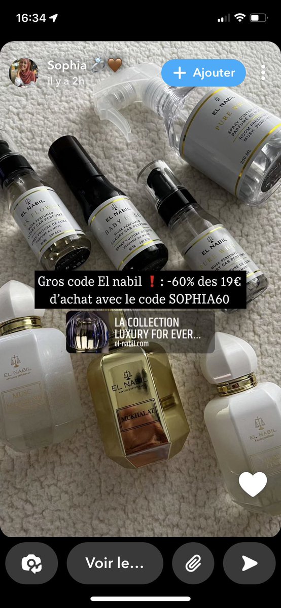 collectifsai's tweet photo. #ElNabil propose des produits parfumés tels que des sprays d'intérieur, des bougies, de l’encens ainsi que des parfums pour hommes et femmes etc..
Cette marque s’est largement faite connaître du grand public notamment par le biais de nombreuses collaborations avec des influenceuses telles que #doussa #ibtisem #sophiacooking #selmaricci etc.. @dgccrf
mais aussi avec des sportifs tel que @CedricDoumbe.
-2