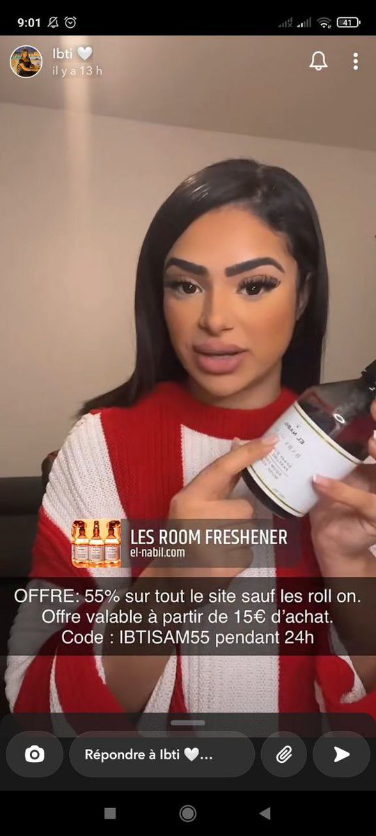 collectifsai's tweet photo. #ElNabil propose des produits parfumés tels que des sprays d'intérieur, des bougies, de l’encens ainsi que des parfums pour hommes et femmes etc..
Cette marque s’est largement faite connaître du grand public notamment par le biais de nombreuses collaborations avec des influenceuses telles que #doussa #ibtisem #sophiacooking #selmaricci etc.. @dgccrf
mais aussi avec des sportifs tel que @CedricDoumbe.
-2