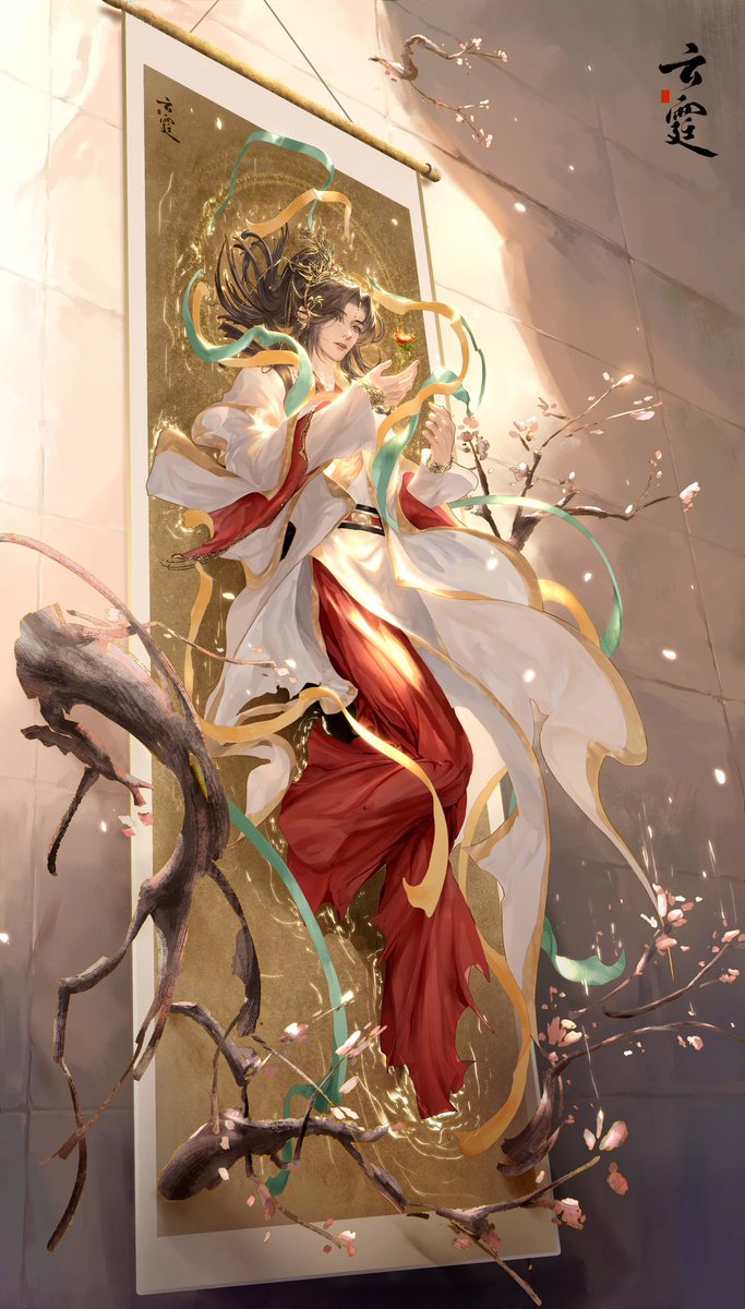 Aviria_101's tweet photo. 【  入 画 】
“谢谢你的花！很美，我很喜欢！”
#TGCF #天官赐福 https://t.co/Q6F7sWsr1S