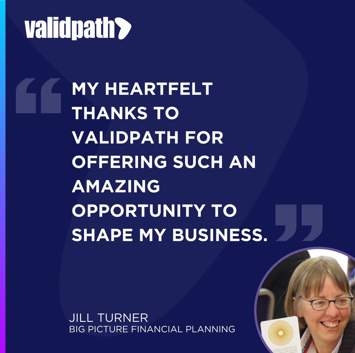 ValidPath's tweet image. We are grateful for the incredible feedback we are receiving from our recent ValidPath Member Event!

&quot;I send my heartfelt thanks to ValidPath for offering such an amazing opportunity to shape my business and to find my own success.”

#IndependenceisEverything #ValidPathCommunity