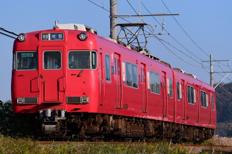Qj1NVYeqPNVF4kG's tweet photo. 11月23日 勤労感謝の日 蒲郡線 
6009F 1560レ 6012F 1463レ 6010F 1561レ
#名鉄 #蒲郡線 #6000系 #6009F #6010F #6012F #にしがま線 https://t.co/3gPXR9zpgE